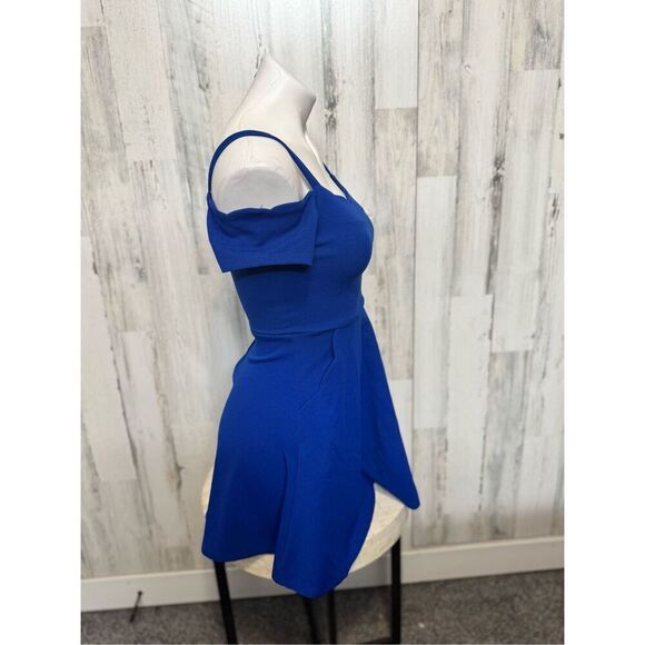 Rare editions blue fit and flare dress size Med - Picture 10 of 10